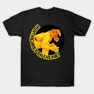 Hunting prey on the mat - Jiu Jitsu, bjj martial arts T-Shirt